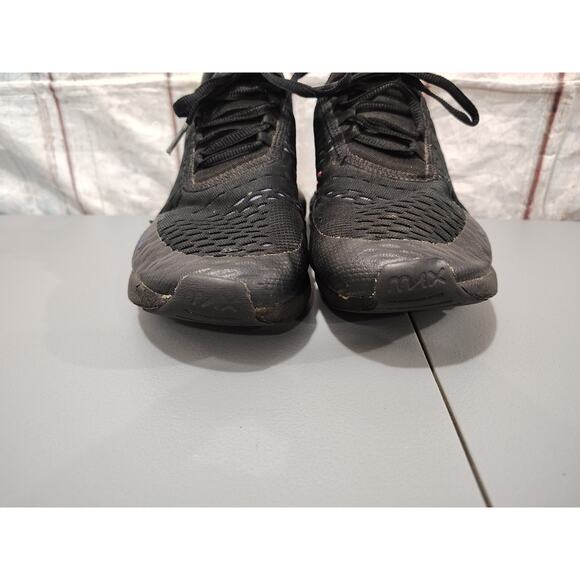 NIKE AIR MAX Black / Blue 270 Unisex Sixe 6 1/2 - Preowned - Picture 4 of 10